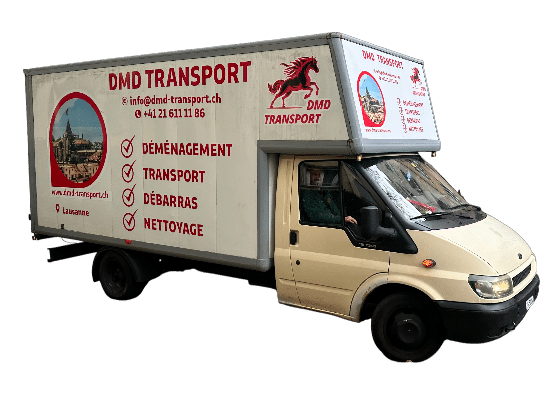 Camionnette de demenagement a Lausanne DMD Transport