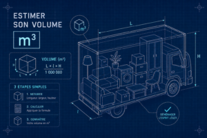 Comment calculer le volume en mètre cube de son logement pour un déménagement